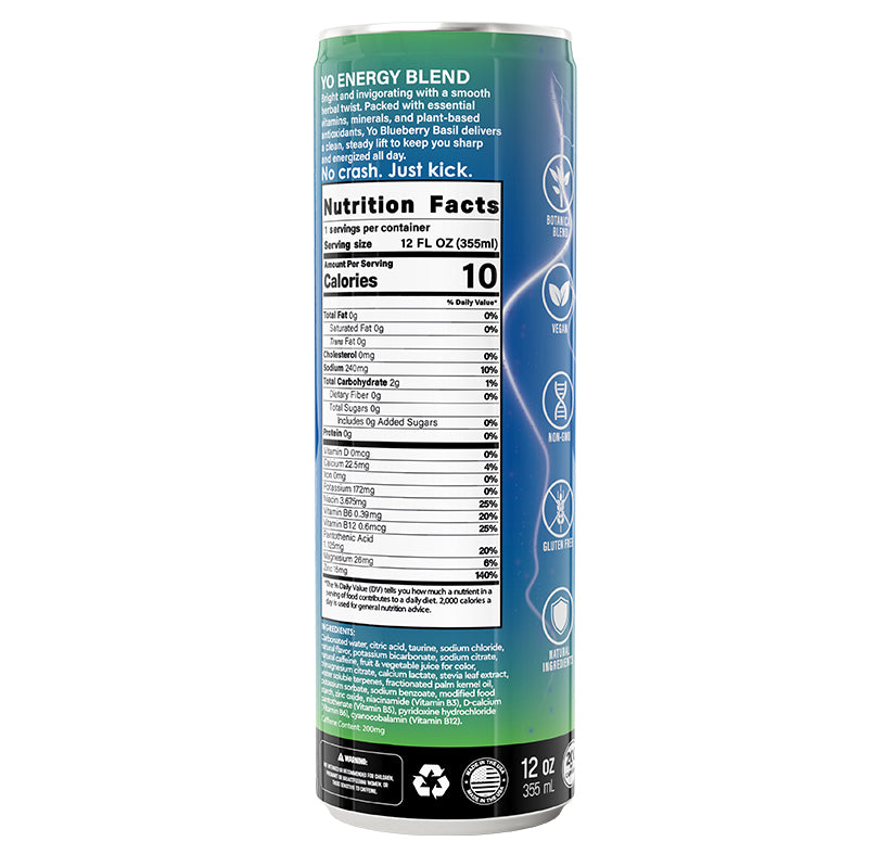 Blueberry Basil Energy Blend